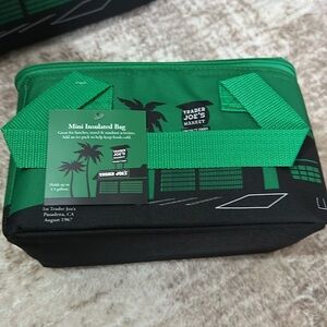 BNWT Trader Joe’s Mini Emerald Green Insulated Bag
